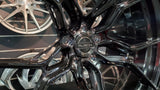 21" Rusch BLV Rims 21x10 & 21x11 Dark Brushed Black wheels for bmw X5 X6 M DUBSandTIRES-Pines