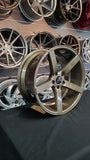 19" Inch JNC 026 bronze Wheels 19x8.5, 19x9.5 staggered Rims BP: 5x114.3 Acura TSX DUBSandTIRES-Pines