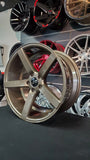 19" Inch JNC 026 bronze Wheels 19x8.5, 19x9.5 staggered Rims BP: 5x114.3 Acura TSX DUBSandTIRES-Pines