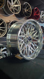 24" Inch KG1 Forged Trident Polished Lip Wheels 24x10, Rims BP: 8x180 GMC Sierra 2500 8 Lug DUBSandTIRES-Pines