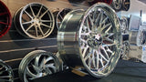 24" Inch KG1 Forged Trident Polished Lip Wheels 24x10, Rims BP: 8x180 GMC Sierra 2500 8 Lug DUBSandTIRES-Pines