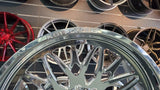 24" Inch KG1 Forged Trident Polished Lip Wheels 24x10, Rims BP: 8x180 GMC Sierra 2500 8 Lug