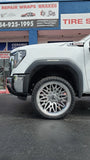 24" Inch KG1 Forged Trident Polished Lip Wheels 24x10, Rims BP: 8x180 GMC Sierra 2500 8 Lug DUBSandTIRES-Pines