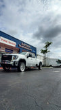 24" Inch KG1 Forged Trident Polished Lip Wheels 24x10, Rims BP: 8x180 GMC Sierra 2500 8 Lug DUBSandTIRES-Pines