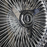 20 Inch Luxor 150 Spoke Chrome Wire Wheels Chrome Rims 20x8 245/40R20 Vouge Tires DUBSandTIRES-Pines