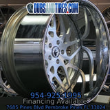 22 Inch Forgiato Maglia Twisted Brushed Face Chrome Lip Wheels 22x9 22x12 255/30ZR22 305/25ZR22 Lexani LX-20 BP: 5x127 Corvette C7 DUBSandTIRES-Pines