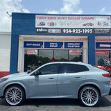 22 Inch Element EL32 Brushed Silver Wheels 22x9 22x10.5 Rims 5x120 BMW X2 M35i DUBSandTIRES-Pines