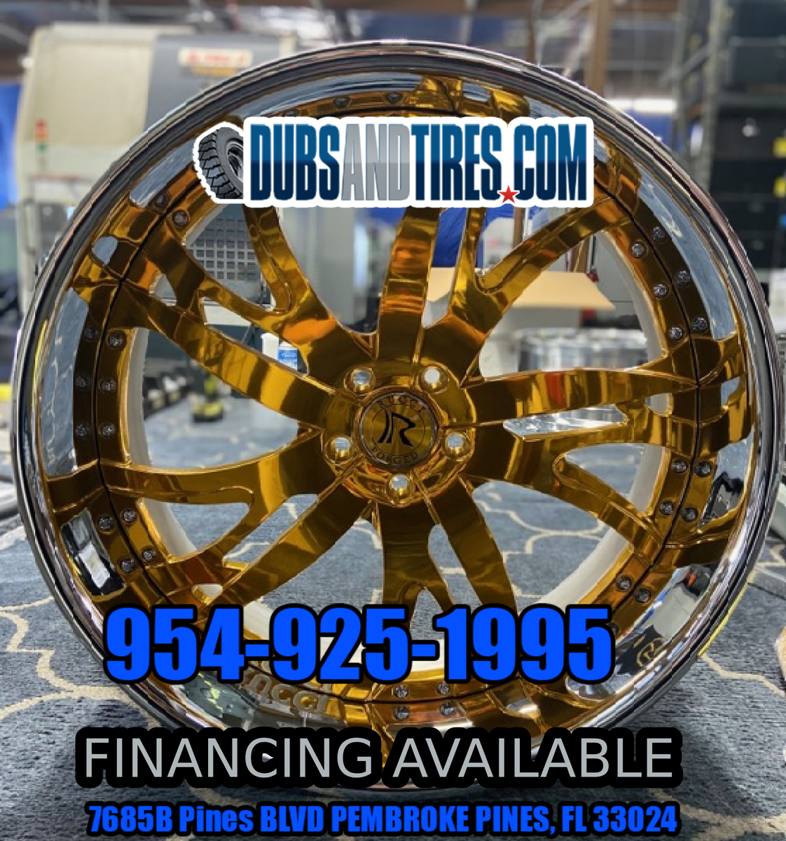 26 Rucci Shank Wheels Gold RIMS Staggered 26x9.5(Front) 26x10