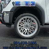 24" Inch KG1 Forged Trident Polished Lip Wheels 24x10, Rims BP: 8x180 GMC Sierra 2500 8 Lug DUBSandTIRES-Pines