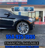 24 Inch Dub Delish Chrome Wheels 24x9 & 24x10 Rims BMW X6 255/25ZR24 295/25ZR24 Delinte Tires BP: 5x114.3 DUBSandTIRES-Pines
