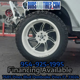 24" FORGIATO Azioni Wheels Custom  RIMS Staggered 24x14 Jeep Wrangler 5x127 Financing Available DUBSandTIRES-Pines