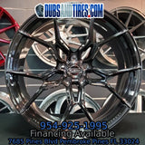 21" Rusch BLV Rims 21x10 & 21x11 Dark Brushed Black wheels for bmw X5 X6 M DUBSandTIRES-Pines