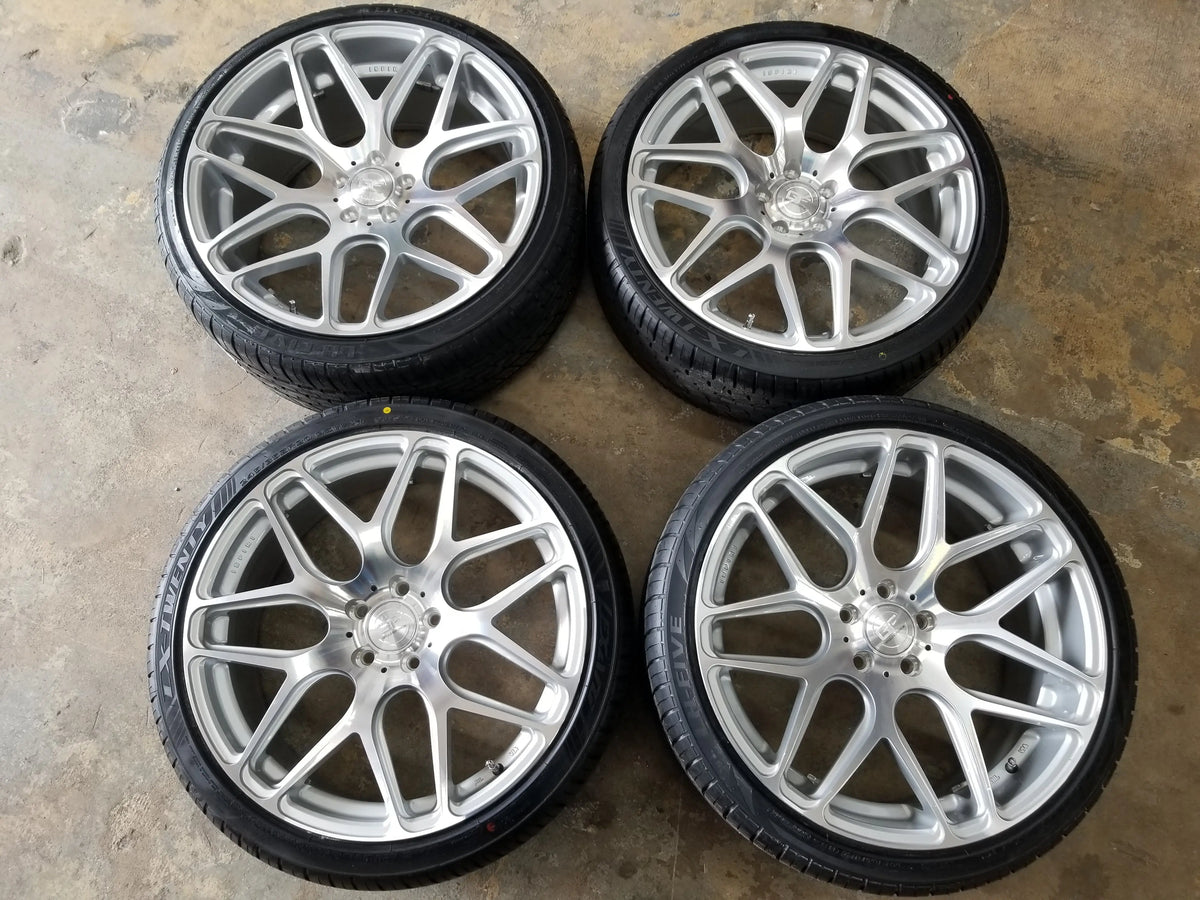 20 INCH 20X9 MRR GF9 RIM AND TIRE PACKAGE TIRE: 245/35ZR20 BP