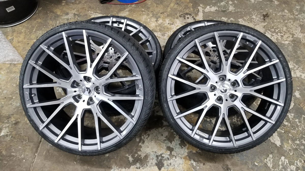 24 INCH 24x9 AND 24x10 Forgiato Flow RIMS AND TIRES PACKAGE NEW