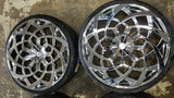 26 INCH 26x9.5 Azara AZA 521 RIMS AND TIRES PACKAGE NEW WHEELS Infiniti FX35 FINACING AVIL DUBSandTIRES-Pines
