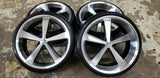 22 INCH 22X9 American Racing Nova RIM AND TIRE PACKAGE Tire: 255/30ZR22  BP:5X127 1996 Chevy Impala FINACING AVIL DUBSandTIRES-Pines