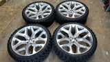 26 INCH 26x10 Snowflake RIMS AND TIRES 35x13.50R26 BP: 6x139.7 2005 Chevy Silverado FINACING AVIL DUBSandTIRES-Pines