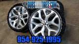 26 INCH 26x10 Snowflake RIMS AND TIRES 35x13.50R26 BP: 6x139.7 2005 Chevy Silverado FINACING AVIL DUBSandTIRES-Pines