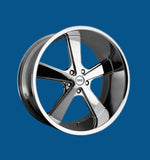 22" American Racing VN701 Chrome Wheels 22x9 Rims BP 5x127 Chevy Impala DUBSandTIRES-Pines