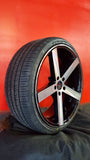 4-New 20" Inch Cavallo CLV-5 Gloss Black Machine 20x10 Rims Tires 225/35R20 Force UHP BP: 5x120 Chevy Malibu