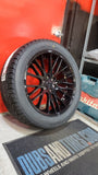 4-New 20" Inch Rohana RC-10 Black Machine Wheels Staggered Rims Ford Mustang Nitto NT-555 BP: 5x114.3