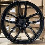 20" Inch Matte Black Wheels for Dodge Charger 20x9.5 20x10.5 Rims BP: 5x115 Challenger DUBSandTIRES-Pines