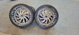 24 Inch 24x9 and 24x10 RIMS Artis Decatur WHEELS Lexani w/ Chrome Lip Tires: 255/30R24 Set of 4 BP:5x120 Dodge Charger FINACING AVIL DUBSandTIRES-Pines