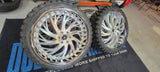 24 Inch 24x9 and 24x10 RIMS Artis Decatur WHEELS Lexani w/ Chrome Lip Tires: 255/30R24 Set of 4 BP:5x120 Dodge Charger FINACING AVIL DUBSandTIRES-Pines