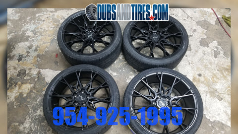 20 INCH 20x9 Niche M183 RIM AND TIRE PACKAGE BP:5X120 245/35ZR20 BMW 5 Series FINACING AVIL
