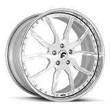 24" Inch Forgiato Formato B Rims Staggered wheels Brushed Face Chrome Lip old school cars tires for Bmw 8 Series FINACING AVIL DUBSandTIRES-Pines
