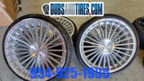 22 INCH 22X9 AND 22X10.5 Roadforce RF22 RIMS AND TIRES PACKAGE NEW WHEELS BMW 745li FINACING AVIL DUBSandTIRES-Pines