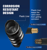 Raised Fist Design – Black Tire Valve Stem Caps – Universal Fit