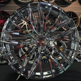 22 Inch Lexani Aries Silver Machine Wheels Wheels 22x9 22x10.5 Rims 5x112 Maserati Ghibli