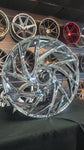 26" Inch Lexani Mugello Chrome Wheels 26x10 Rims Chevy Tahoe BP: 6x139.7 295/30R24 Lexani LX-Thirty