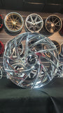 26" Inch Lexani Mugello Chrome Wheels 26x10 Rims Chevy Tahoe BP: 6x139.7 295/30R24 Lexani LX-Thirty