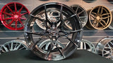 21" Rusch BLV Rims 21x10 & 21x11 Dark Brushed Black wheels for bmw X5 X6 M