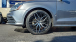 18" Inch Speedline SP04 Gloss Black Wheels 18x8 Rims Lexus BP: 5x112 225/40ZR18 Cosmo Mucho Macho Tires Volkswagen Jetta