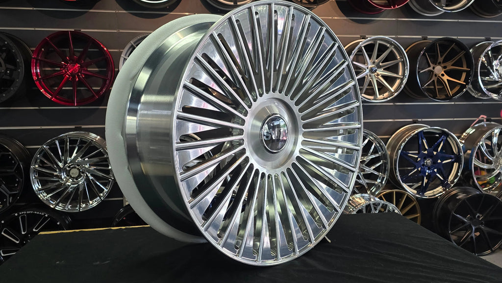 savini forged sv1-c brushed with chrome lip SAVINI Just in from @tiresandmore.ae BMW