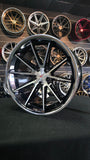 20" Ferrada CM2 Machine Black Chrome Lip Wheels RIMS 20x9, 20x10.5  Wheels BP:5x114.3 Lexus IS