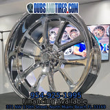 20" Resto Laguna All Chrome Lip Wheels RIMS  BP: 5x114.3 1966 Ford Fairlane DUBSandTIRES-Pines