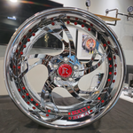 20" Rucci Banks All Chrome lip Wheels Staggered 20x8.5, 20x10  Lexani LX Twenty tires 1973 Ford Mustang