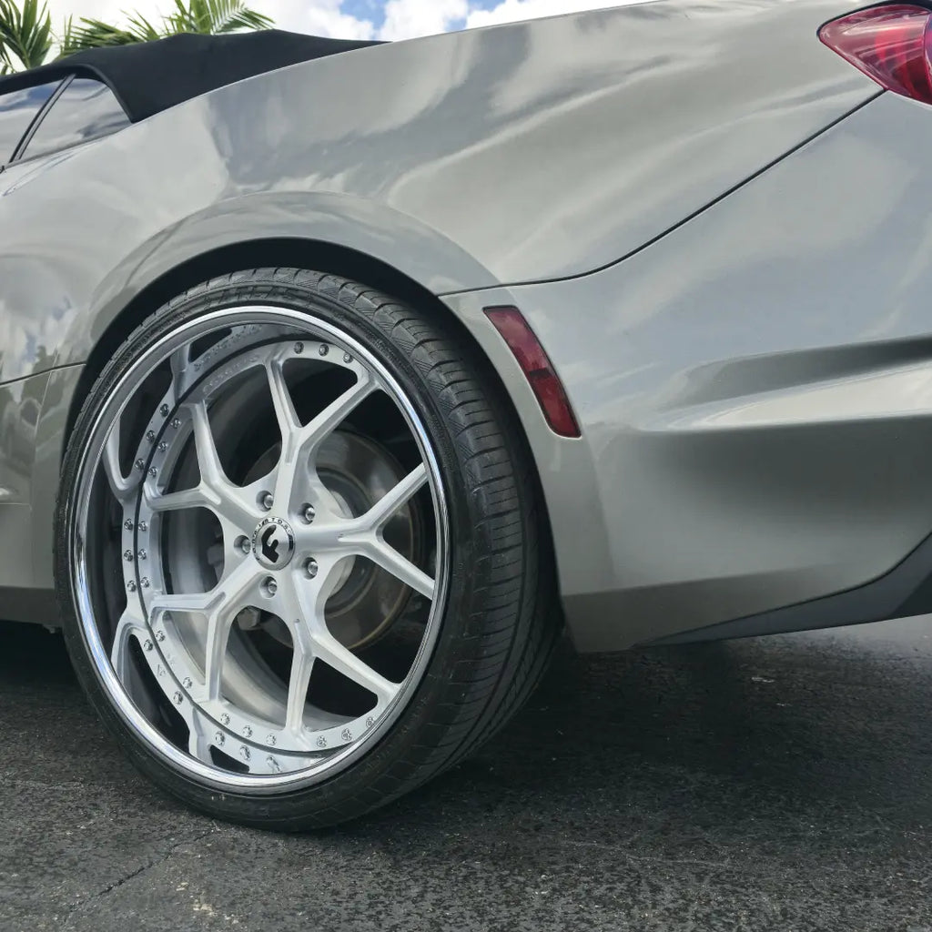 Camaro 23 Inch Rims 22 Inch Forgiato Wheels Quadri Brushed face Chrome Lip Chevy Camaro ...