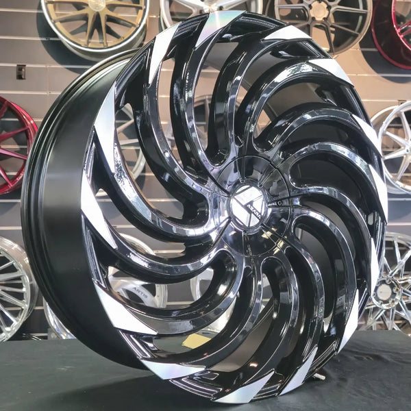24AzaraAZAMachineWheelsRIMS24x