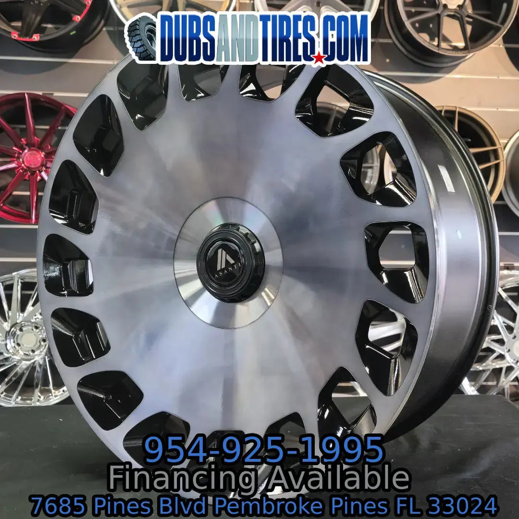 Range Rover Dub Rim 24 INCH 24x10 Asanti ABL-AB045 Aristocrat Double Dark Tint RIMS ...