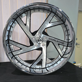 24" Corleone Forged Migilore Brushed Face Chrome Lip Wheels RIMS 24x9, 24x10  BP:5x120.7 1986 Cutlass