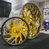 24" Forgiato Concentrati 24kt Liquid Gold Chrome Lip Wheels RIMS 24x9, 24x10  BP:5x127 1972 Oldsmobile Cutlass