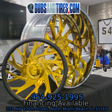 24" Forgiato Concentrati 24kt Liquid Gold Chrome Lip Wheels RIMS 24x9, 24x10  BP:5x127 1972 Oldsmobile Cutlass