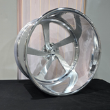 24" 22" Intro Twisted Brushed Face Polished Lip Customizable Wheels Rims Tires Package Chevy C10