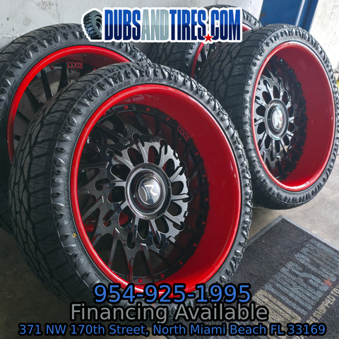 Red Rucci 28 Inch Rims 26