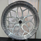 26" Asanti Vice Brushed Face Chrome Lip Wheels RIMS  26x9, 26x10  BP:5x5 A Body B Body Donks